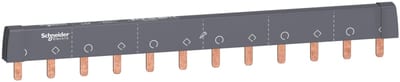 Schneider Electric ACTI9 - comb busbar - 1L+N - 18 mm pitch - 12 modules - 100 A A9XPH212