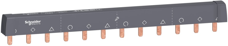 Schneider Electric ACTI9 - comb busbar - 3L - 18 mm pitch - 12 modules - 100A A9XPH312