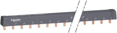 Schneider Electric ACTI9 - comb busbar - 3L+N - 18 mm pitch - 24 modules - 100 A A9XPH424