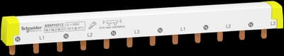 Schneider Electric ACTI9 - comb busbar - 3L+N balanced - 18 mm pitch - 12 modules - 100 A A9XPH512