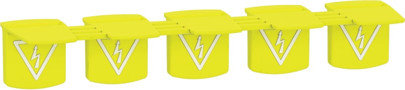 Tooth covers for busbar, pack of 20 (A9XPT920)