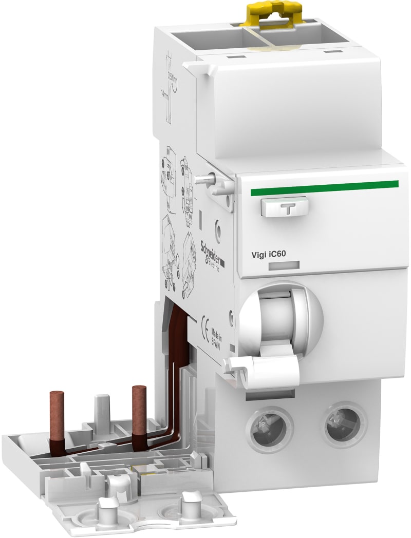 Schneider Electric Vigi IC60 - earth leakage add-on block - 2P - 63A - 300MA - SI type - selective A9V65263