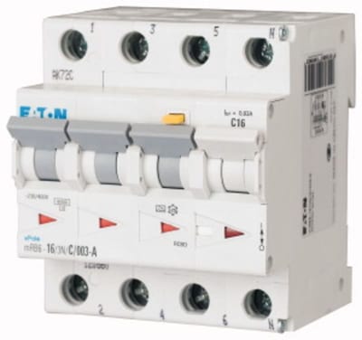 Earth-fault RCD 10A 3P+N/C A 30MA