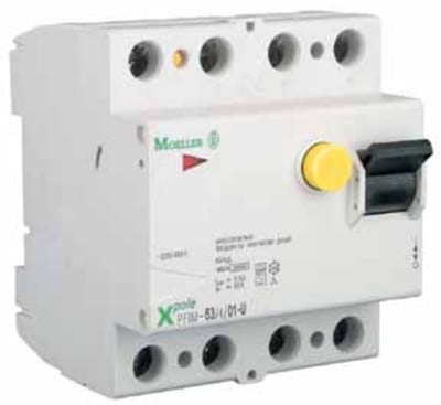 Residual current circuit breaker 63A 4P 100MA G/A