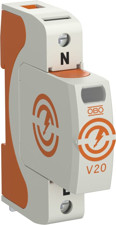 OVERVOLTAGE.AVLEDER V20-1-Pole-440V (V20-1-440)