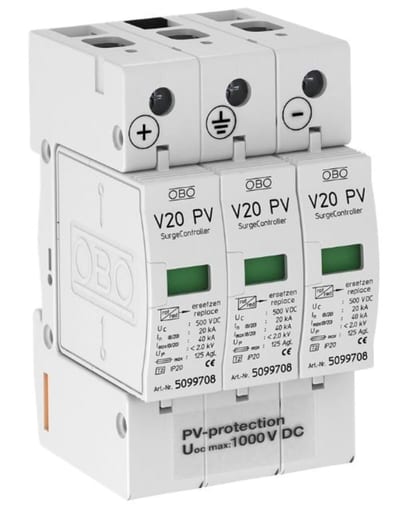Surge protection device Solar systems