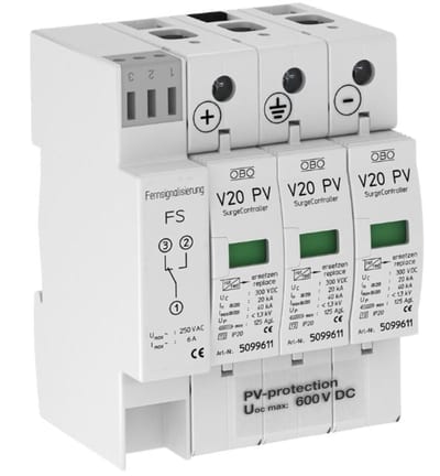 V 20 C 3PHFS 600 V DC