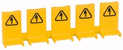 Cover for busbar poles
