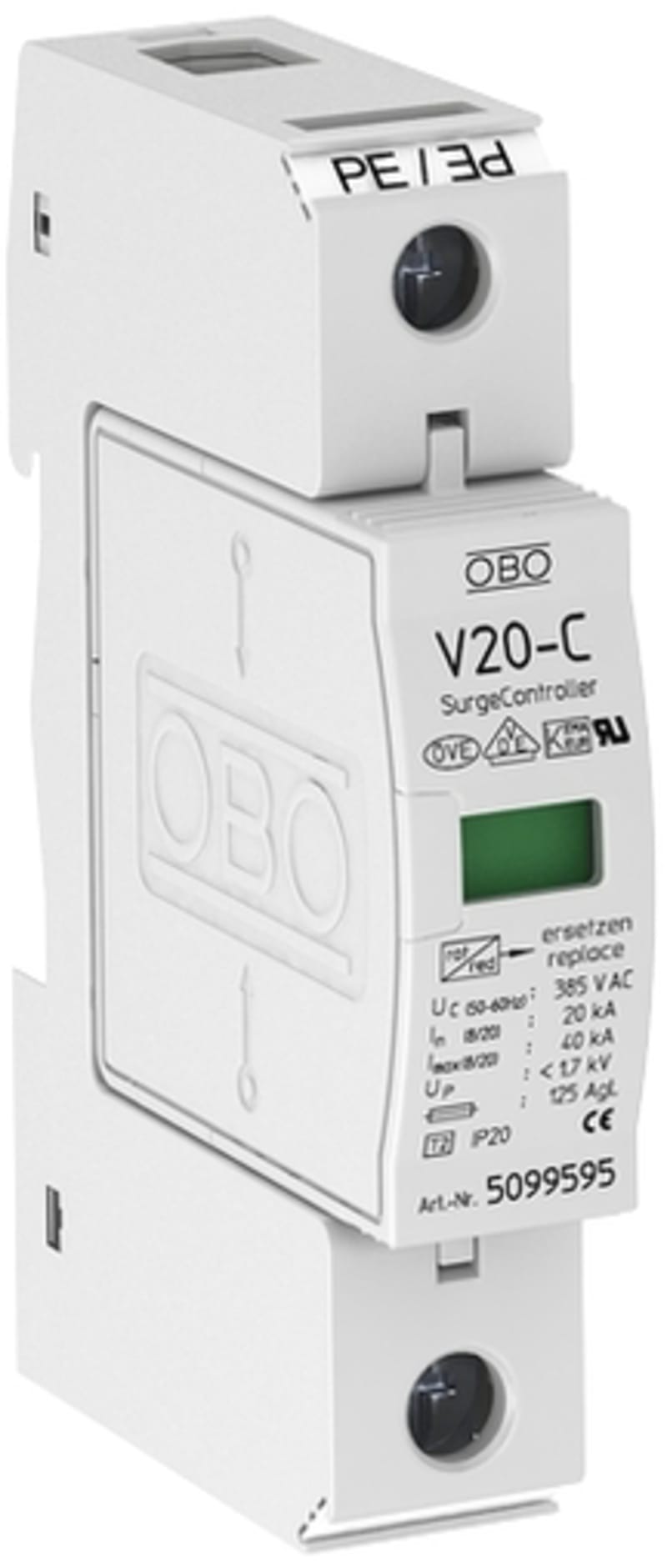 Surge Protection Device 2-Pole V20 C/2-IT (5094704)
