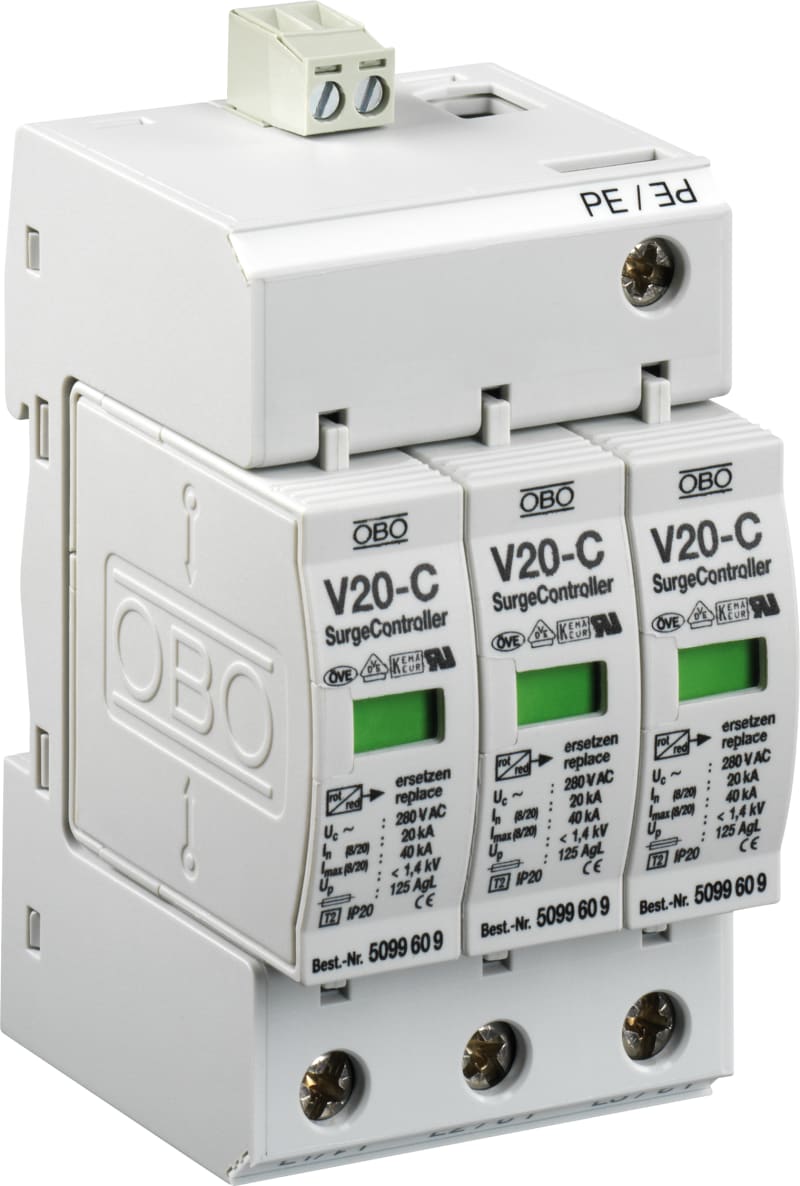 Surge Protection Device 4-Pole V20 C/4-FS (V20-C 4+FS-280)