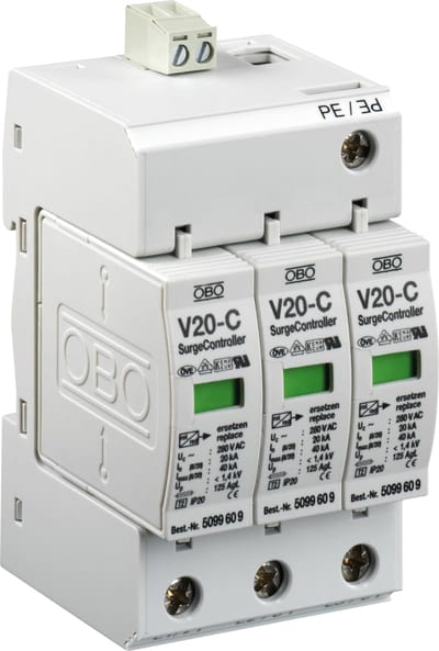 Surge Protection Device 4-Pole V20 C/4-FS