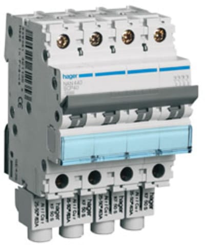 Miniature circuit breaker 4X32A, scp-curve, 10KA