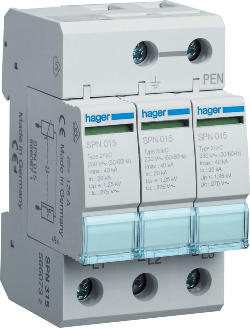 Surge Protection Spare Cartridge Class II 275 V, TN-S (SPN015)