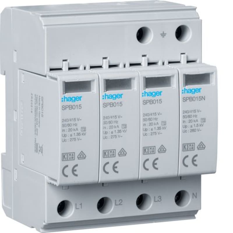 Surge protection device typ 2, 4-P, TNS 400V (SPB413)