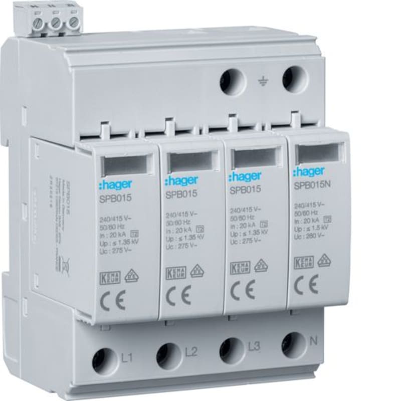Surge protection device typ 2, 4-P, TNS 400V (SPB415)