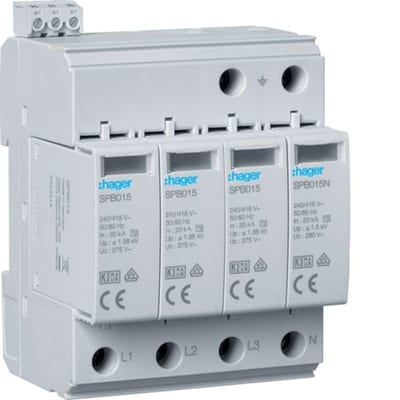 Surge protection device typ 2, 4-P, TNS 400V (SPB415)