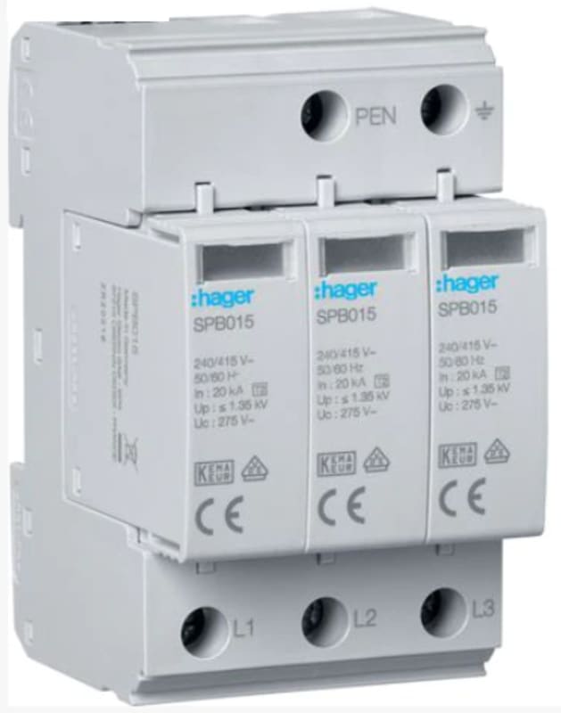 Surge protection device typ 2, 3-P, IT 230V (SPB513)