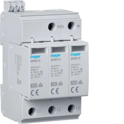 Surge protection device typ 2, 3-P, IT 230V (SPB517)