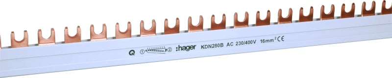 Phase Busbar 2P 80A 56 MOD KD280 (KDN280B)