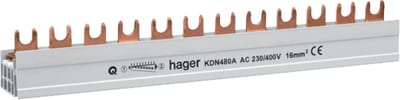 Busbar 3 Pole+N 12 Modules
