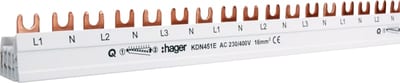 Busbar 1 Pole+N 54 Modules