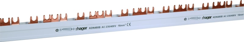 Phase Busbar 3 Pole+N 56 Modules (KDN480B)