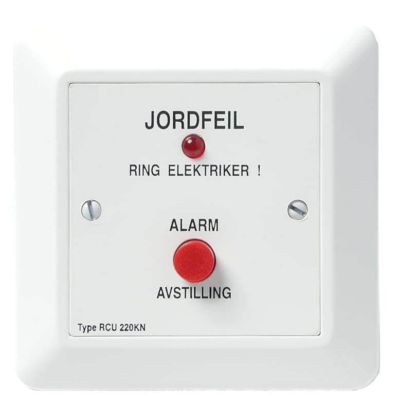 Function RCU220KN Earth Fault Indicator — 12–230 V AC, Red, IP20, Panel Mount (1661668)