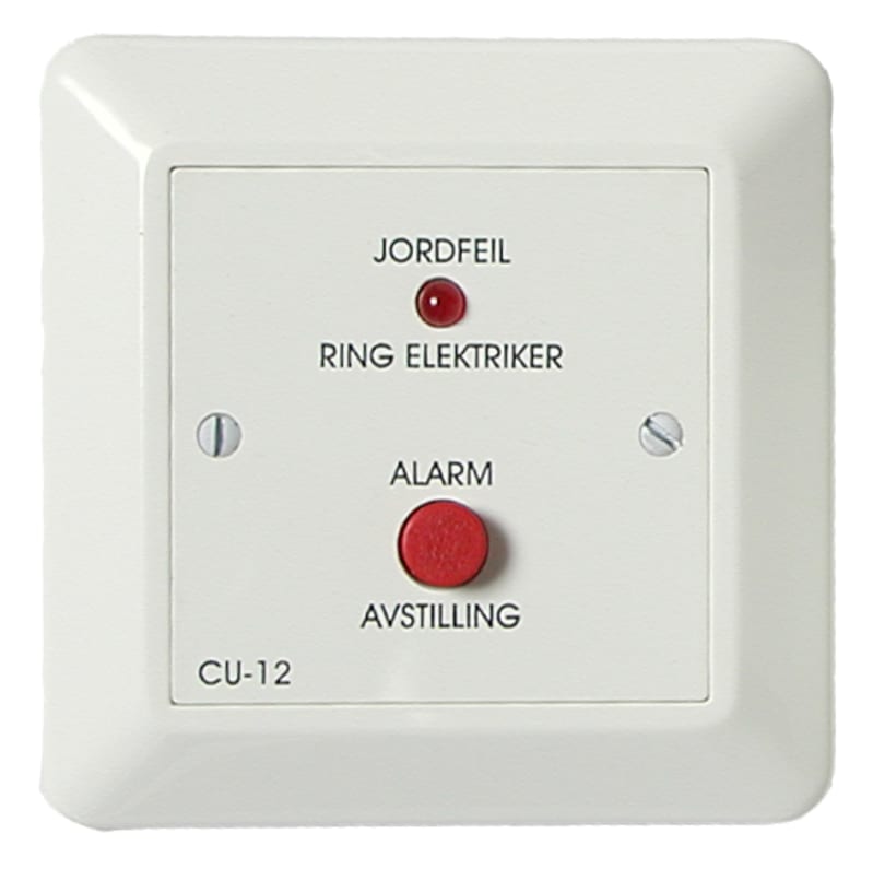 Function CU-12 Earth Fault Indicator Panel — 12 V DC, Red, IP20, for SECAP-25 Relay (1661680)