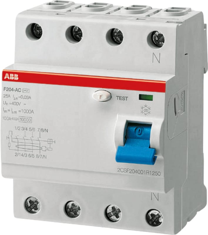 Residual Current Circuit Breaker F204 A-63/0,03 (F204A-63/0,03)