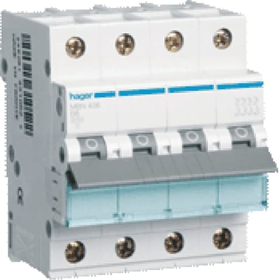 Miniature Circuit Breaker 4X16A B-Curve 10KA