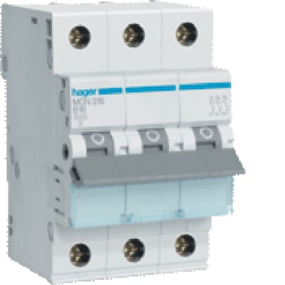 Miniature Circuit Breaker 3X20A C-Curve 10KA
