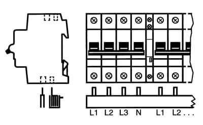 ABB 2CDL240212R1652 PS 4/52/16H A Busbar