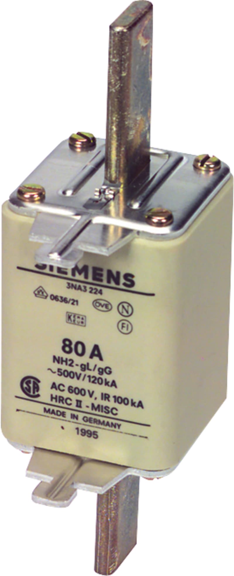 Siemens 3NA3365 3NA3 NH3 gG fuse 500A 500VAC/250VDC