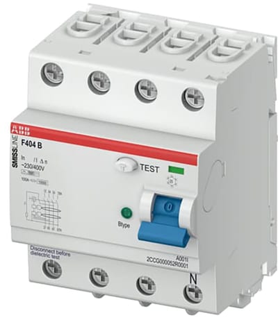 Residual Current Circuit Breaker F404 B 40A/30MA