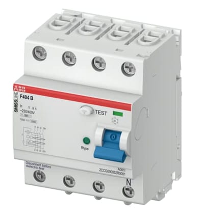 Residual Current Circuit Breaker F404 B 40A/300MA