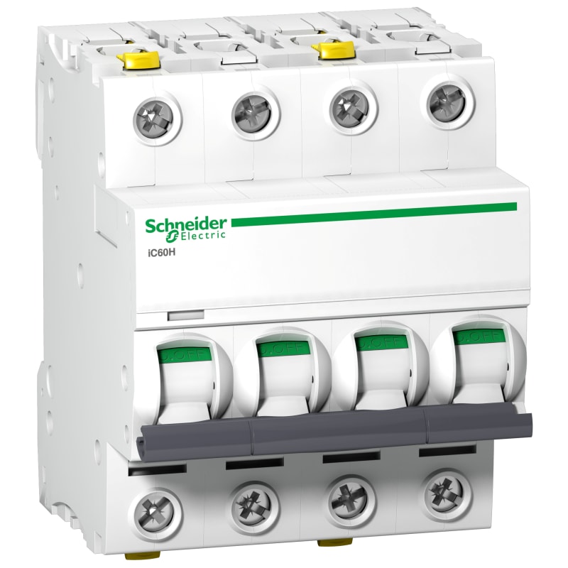 Schneider Electric A9F07432 ACTI9 IC60H Miniature Circuit Breaker 4P 32 A, Curve C