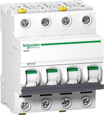 Schneider Electric A9F08432 ACTI9 IC60H Miniature Circuit Breaker 4P 32 A, Curve D