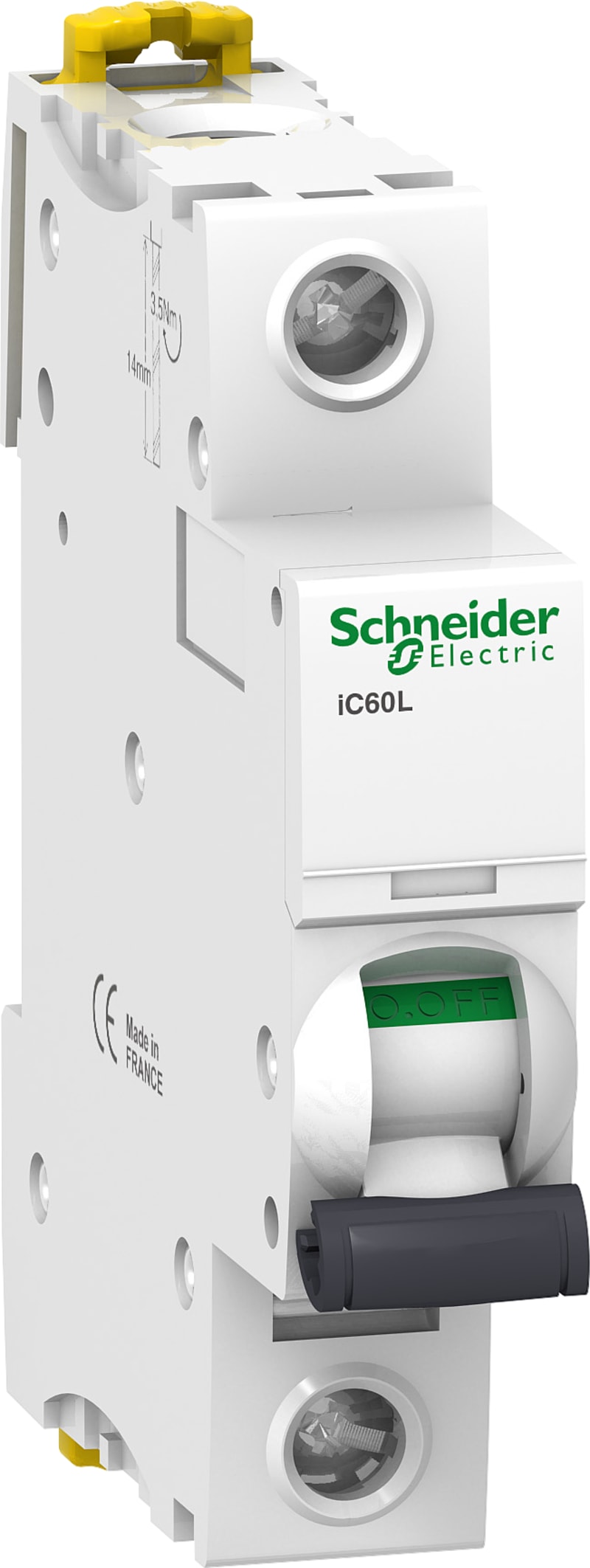 Schneider Electric A9F93120 ACTI9 IC60L Miniature Circuit Breaker 1P 20 A, Curve B