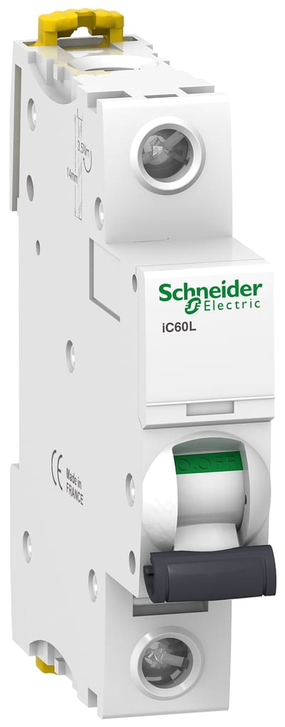 Schneider Electric A9F92102 ACTI9 IC60L Miniature Circuit Breaker 1P 2 A, Curve Z