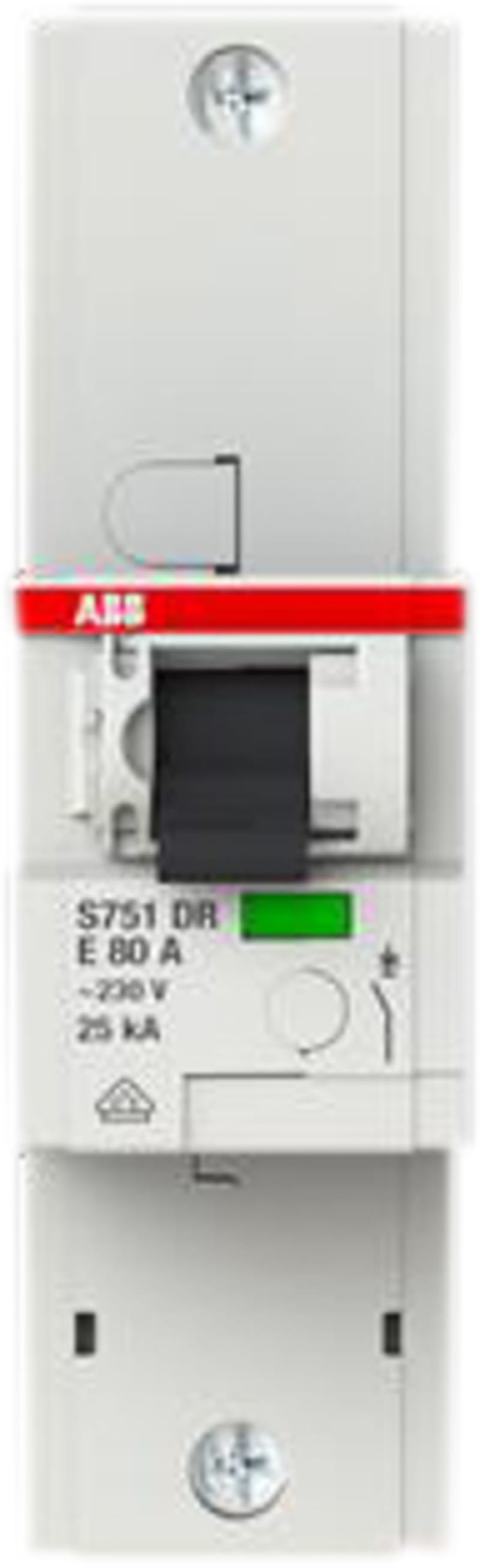 Main fuse Circuit Breaker S751DR-E80 SEL (2CDH781010R0802)