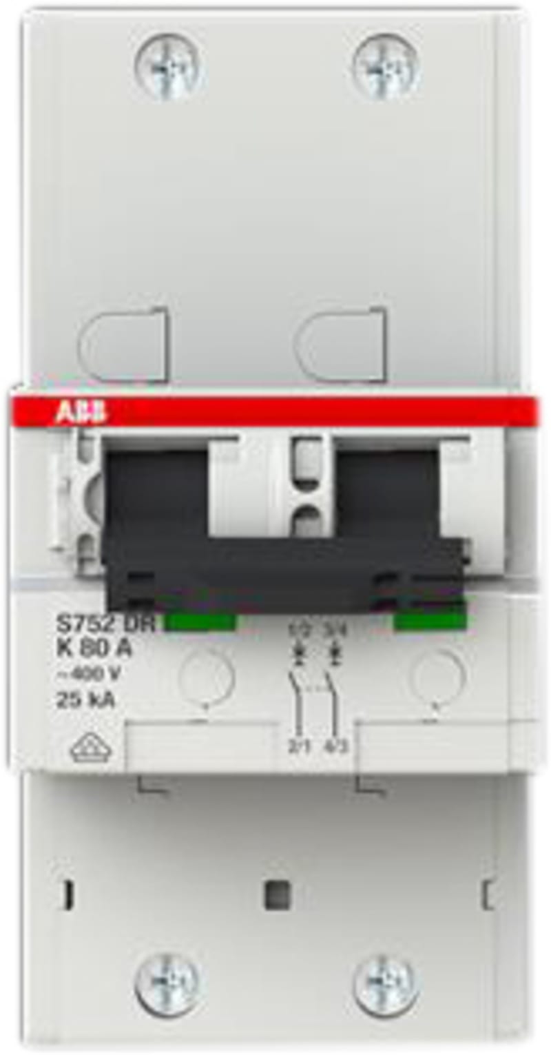 Main fuse Circuit Breaker S752DR-K80 SEL (2CDH782010R0627)