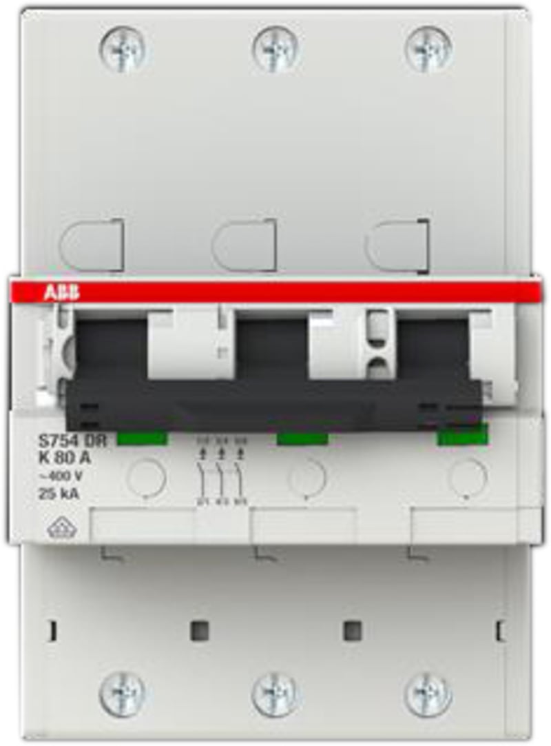 Main fuse Circuit Breaker S753DR-K80 SEL (2CDH783010R0627)