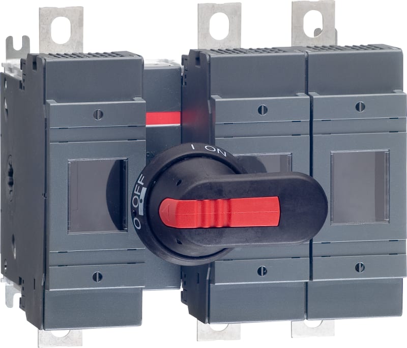 ABB OS250D12P Switch Fuses,Front Operated,3-Pole,12 (Between the Poles),DIN,0,1,Handle and shaft included