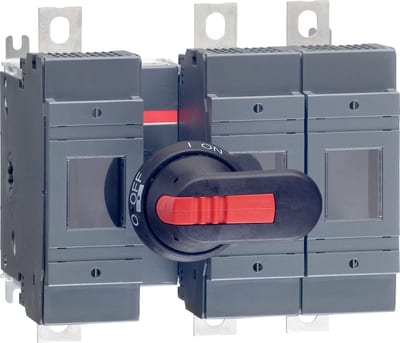 ABB OS250D12P Switch Fuses,Front Operated,3-Pole,12 (Between the Poles),DIN,0,1,Handle and shaft included