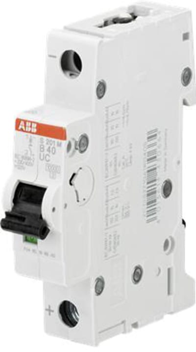 ABB S201M-Z6 Miniature Circuit Breaker — 1P, Type Z, 6 A, 10 kA