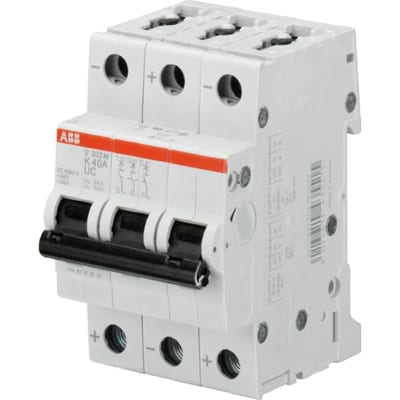 ABB S203M-Z32 Miniature Circuit Breaker — 3P, Type Z, 32 A, 10 kA