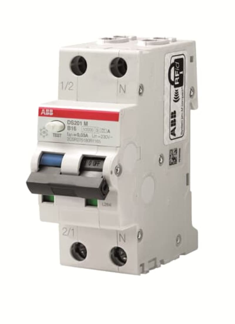 Residual Current Circuit Breaker WITH Overcurrent DS201M C6 A30MA (2CSR275180R1064)