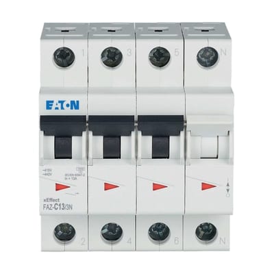 Unit breaker 13A 3P+N C