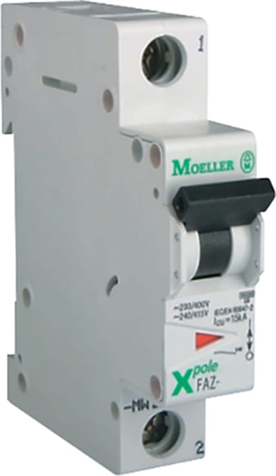 Eaton FAZ-B13/1 Miniature Circuit Breaker — 1P, Type B, 13 A, 15 kA