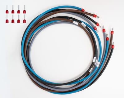 Matte silencer loop 4P 10mm² DI